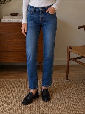 Joe’s Jeans Women’s Slim Straight Stretch Denim Jeans Size 30 Blue Minimalist